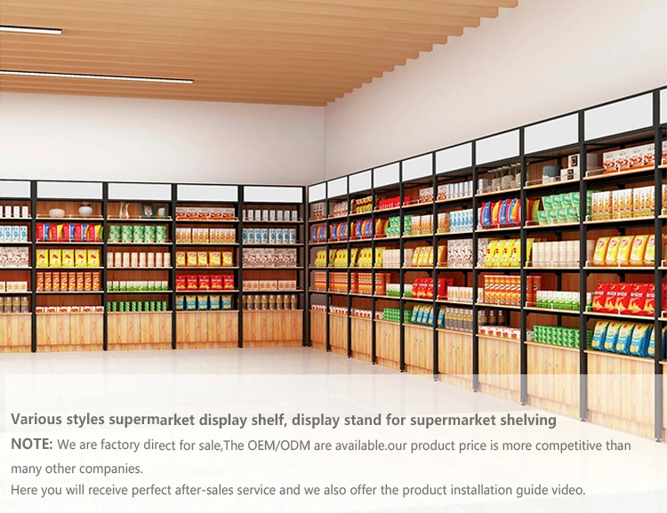 Shelves Display with Multi Retail Snack