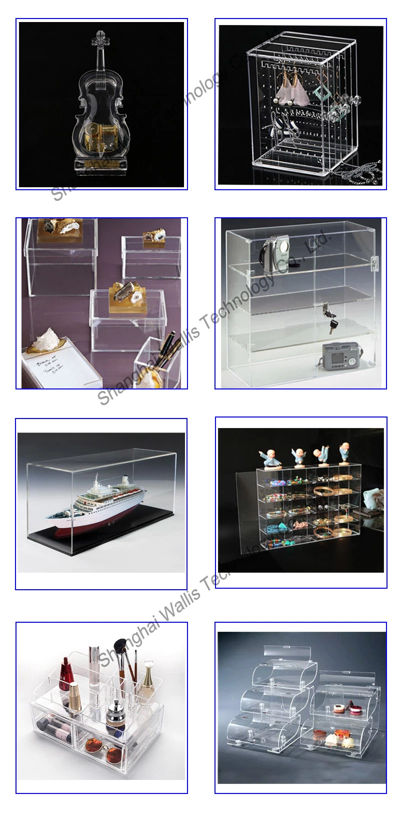 Retail Countertop Acrylic/Plexiglass Display Stand for Cosmetics
