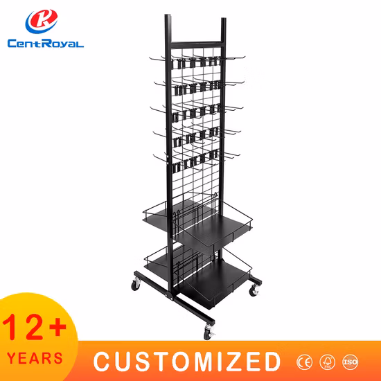 Розничная проволочная стойка Стойка для закусок с металлической сеткой
