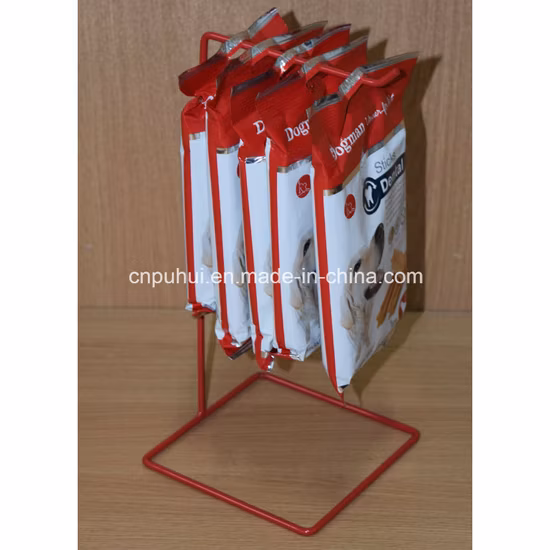 Pop Iron Wire Розничный дисплей Удобный экспозитор для закусок в магазине (PHY1075F)