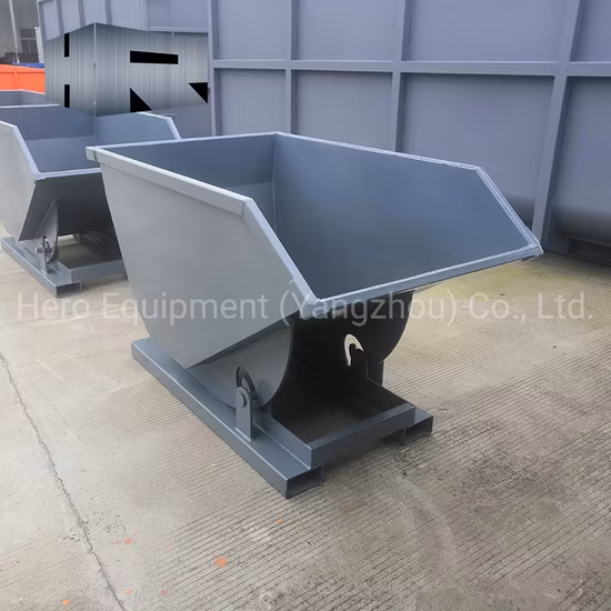 Самоопрокидывающийся бункер/стальной мусорный бак/контейнер для сброса отходов