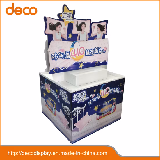 Креативный картонный дисплей, бумажный дисплей для поддонов, рекламные мусорные баки